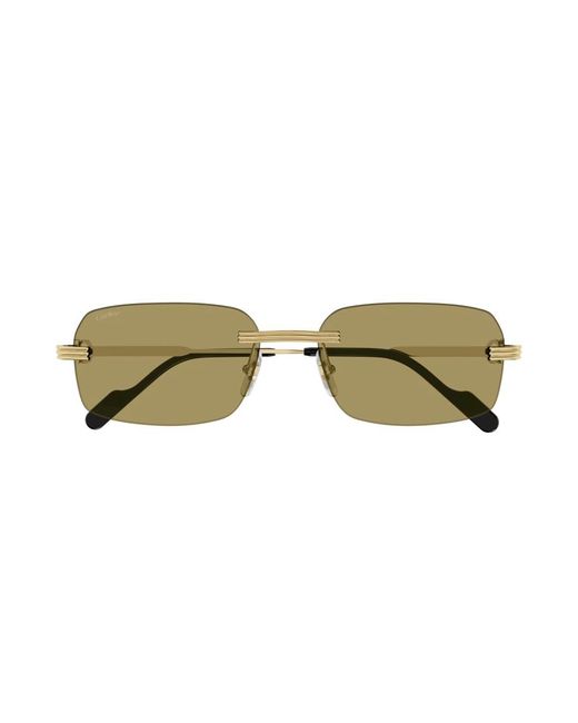 Cartier Metallic Sunglasses for men