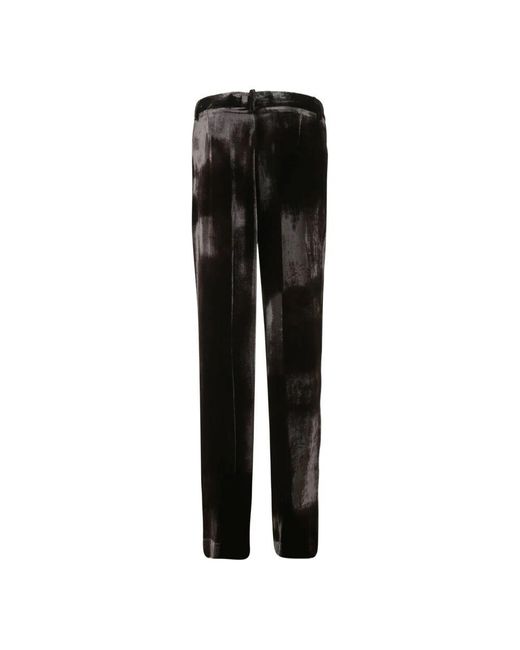 Straight Trousers di P.A.R.O.S.H. in Black