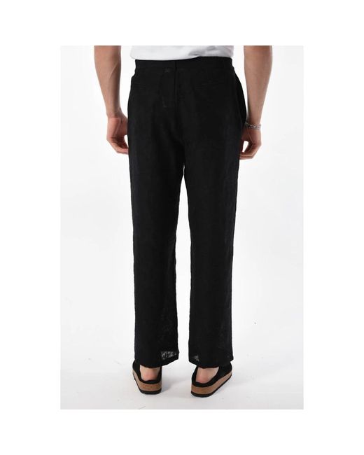 Trousers > straight trousers The Silted Company en coloris Black