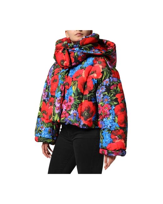 Dolce & Gabbana Red Winter Jackets