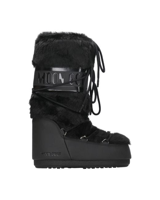 Moon Boot Black Winter Boots