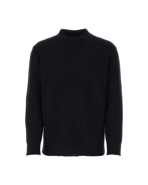 Maison Margiela Midnight wollmischung rollkragenpullover in Blue für Herren