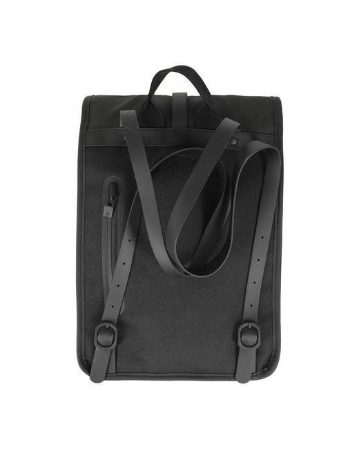 Rains Black Backpacks