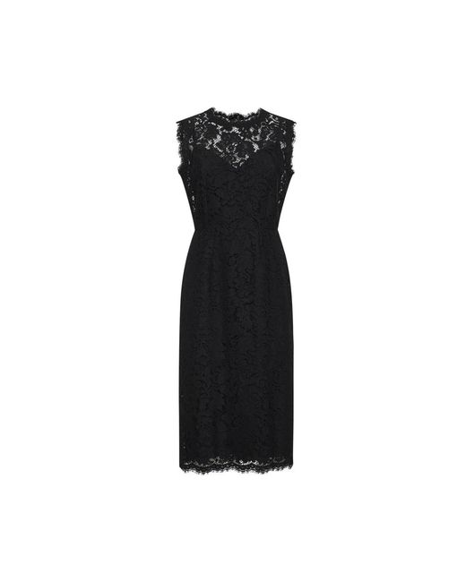 Dolce & Gabbana Black Midi Dresses