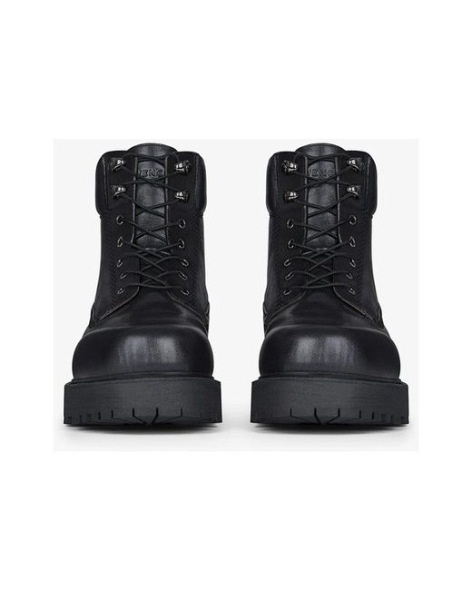 Givenchy Black Lace-Up Boots for men