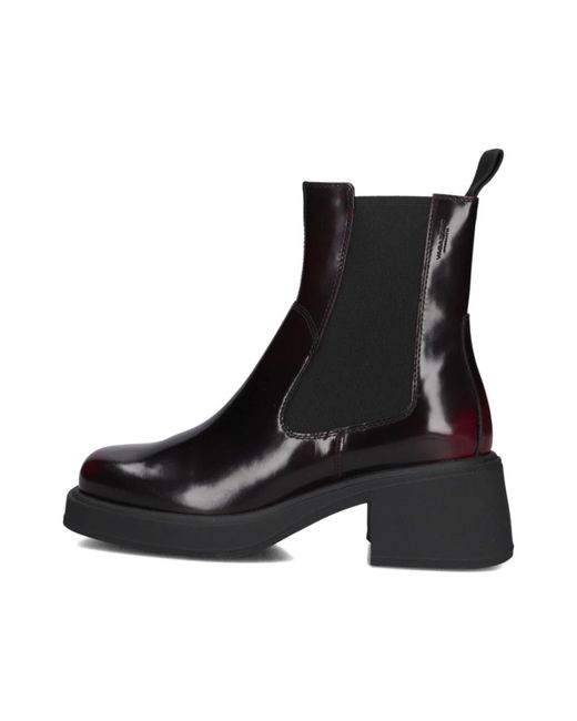 Vagabond Heeled Boots in het Black