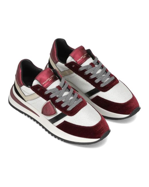 Philippe Model Red Sneakers