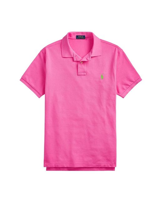 Ralph Lauren Pink Polo Shirts for men
