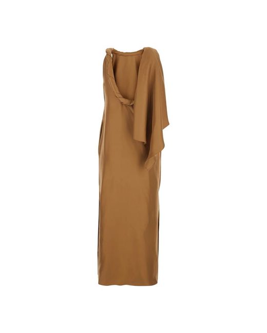Maxi Dresses Loulou de Saison de color Brown
