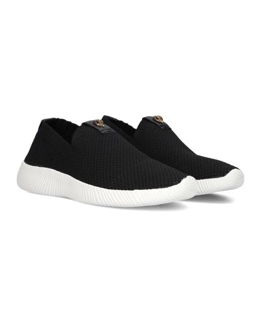 Kurt Geiger Zwarte Instappers Lorna, Winter Stijl in het Black
