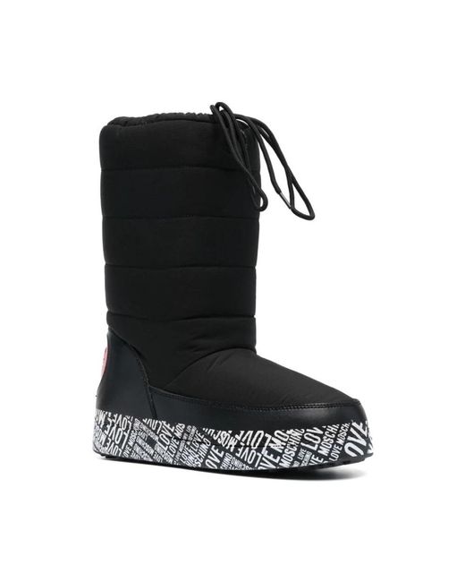 Love Moschino Black Winter Boots