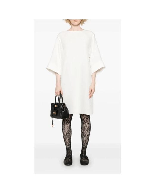 Valentino White Midi Dresses