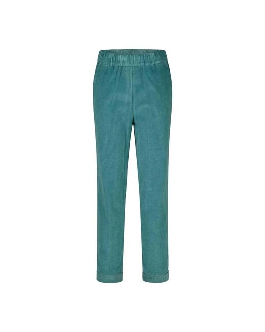 ROSSO35 Green Stilvolle cordhose