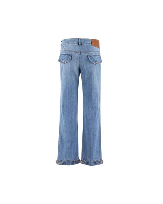 Ermanno Scervino Blue Straight Jeans
