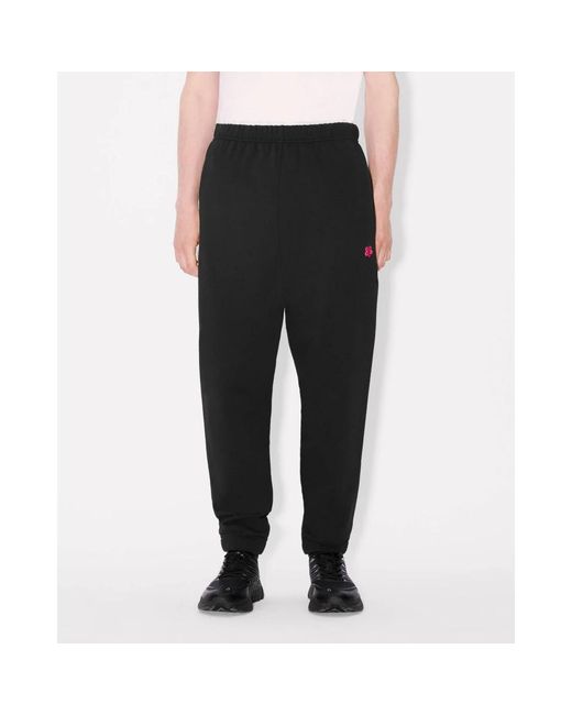 KENZO Broeken ,Zwart ,Boke Flower Joggers in het Blue voor heren