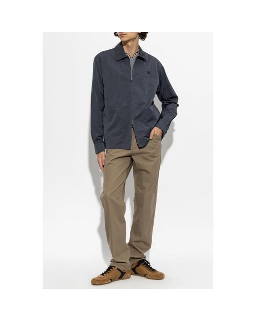 Light Jackets Burberry pour homme en coloris Blue