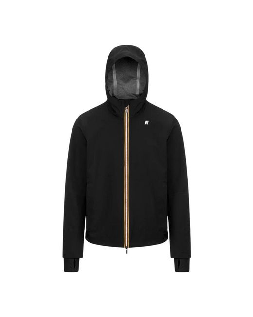 K-Way Black Light Jackets for men