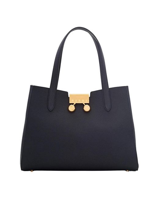 Marni Blue Shopping Bags