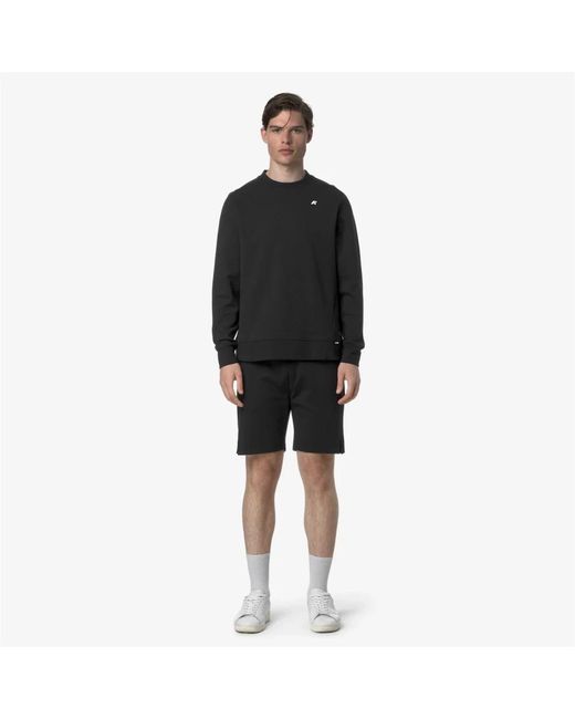 K-Way Black Casual Shorts for men