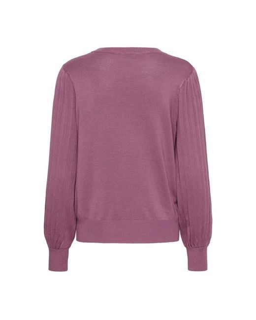 Kaffe Kalone Knit Pullover in het Purple