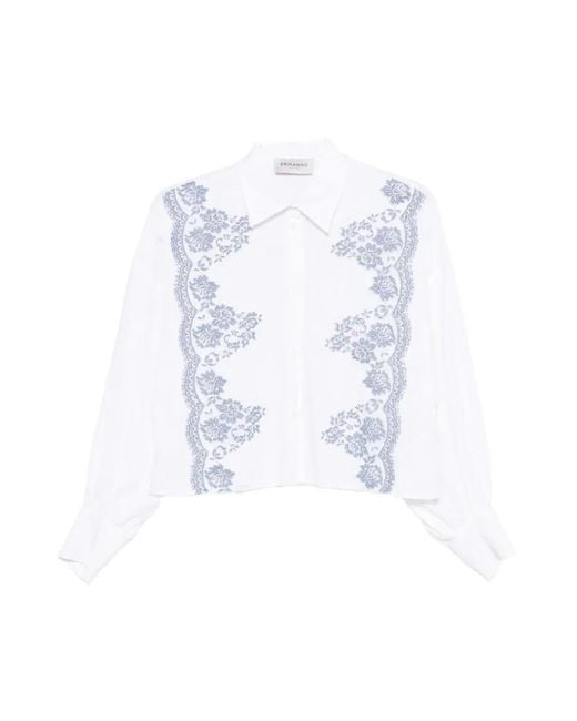 Ermanno Scervino Blue Shirts