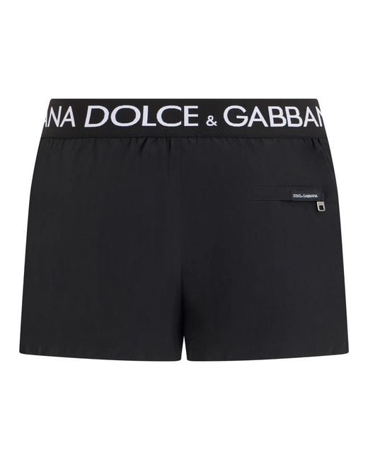 Dolce & Gabbana Black Beachwear for men