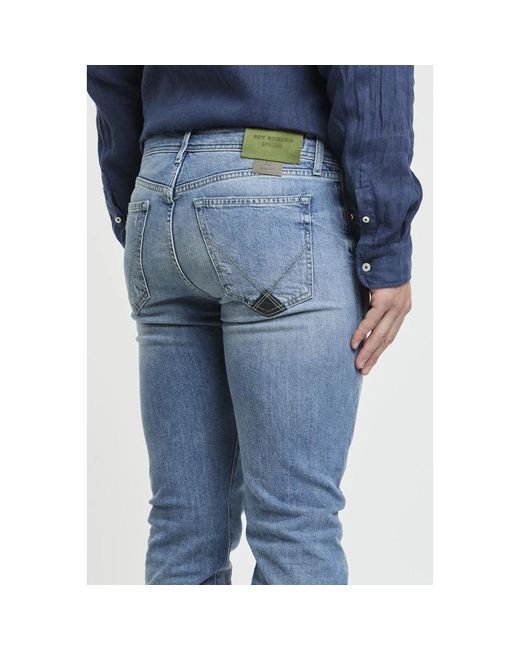 Roy Rogers Leicht gebrauchte denim jeans slim fit in Blue für Herren