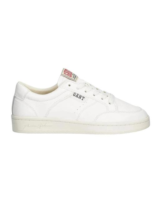 Gant White Prepla Sneakers