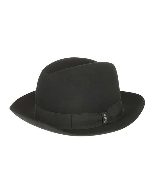 Borsalino Black Hats for men