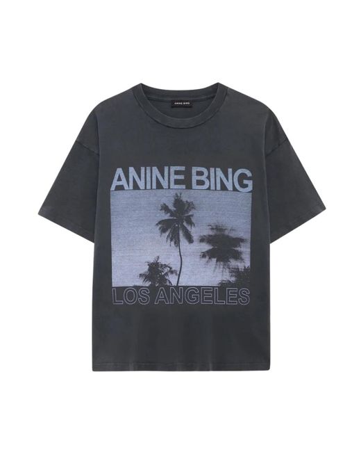 Anine Bing Black T-Shirts