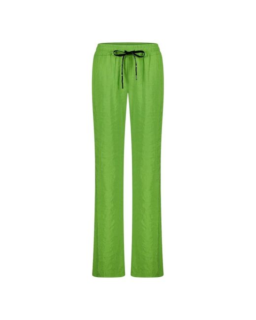 Pantalones verdes de pierna ancha verano Jane Lushka de color Green