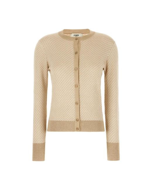 Fendi Natural Cardigans
