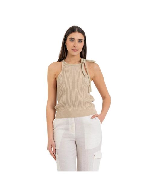 Kocca Natural Sleeveless Tops