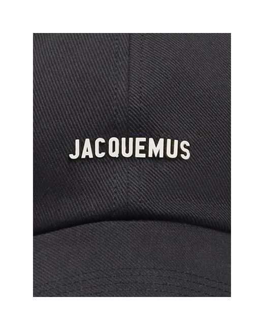 Jacquemus Accessoires ,Zwart ,Katoen Gadjo Cap in het Black