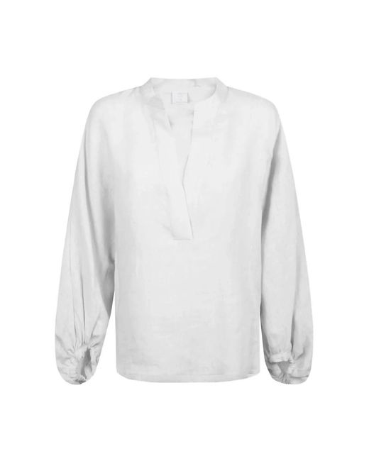 Eleventy Gray Blouses
