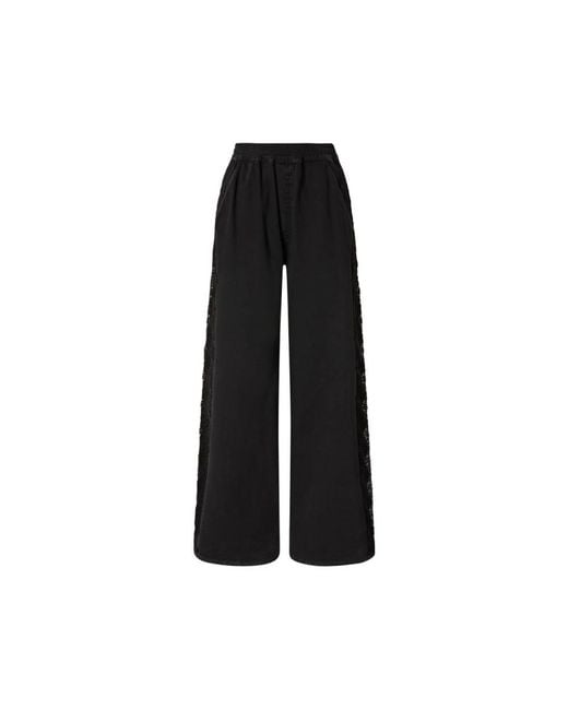 Pinko Black Wide Trousers