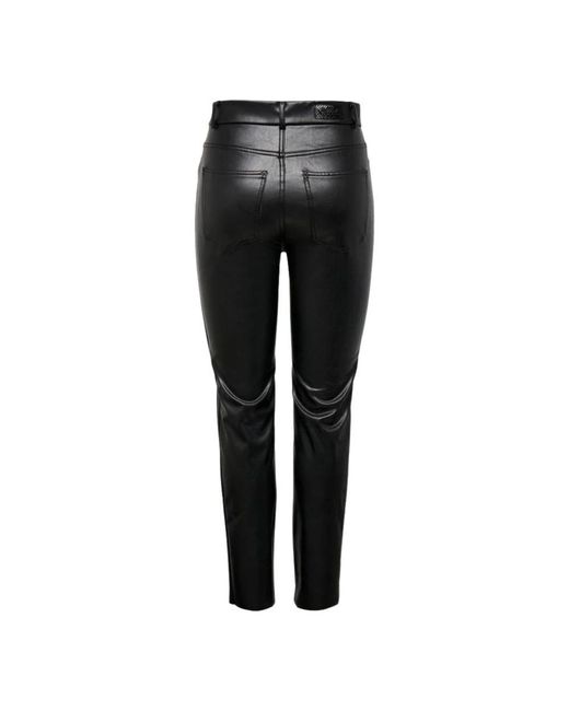 ONLY Black Slim-Fit Trousers