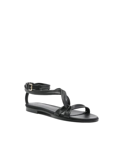 Co. Black Flat Sandals