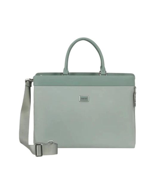 Handbags Samsonite de color Green