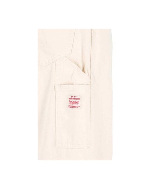 Levi's Broeken ,Nylon Straight Broeken in het Natural voor heren