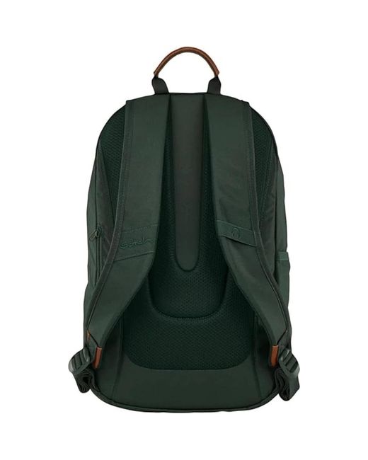 Satch Green Dunkelgrüner Eco-Freizeitrucksack