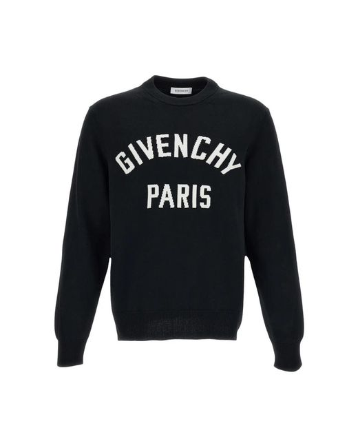 Givenchy Couture Seam Crewneck Sweater in het Blue voor heren