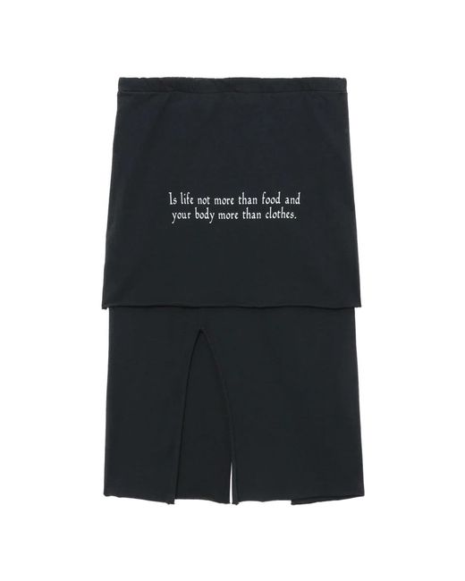 Our Legacy Midi Skirts in het Black