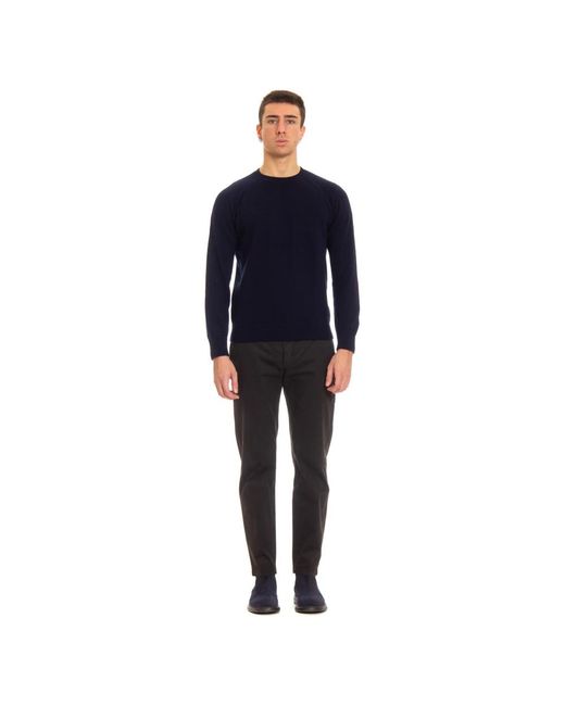 Gran Sasso Blue Round-Neck Knitwear for men