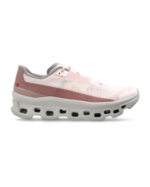 On Shoes Pink Cloudmonster Void