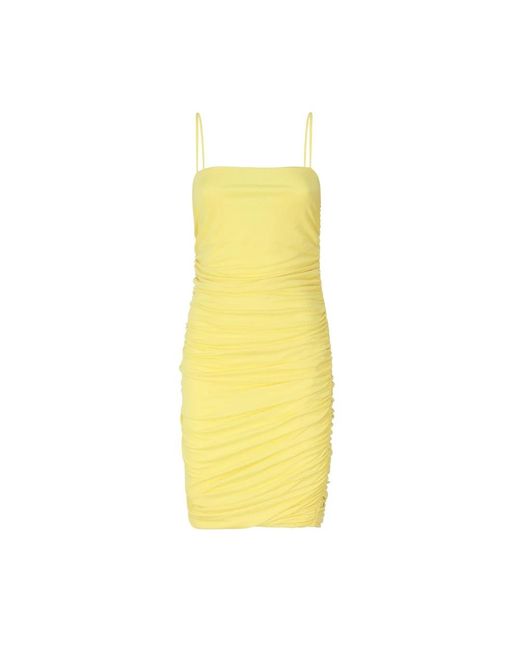 Pinko Yellow Short Dresses