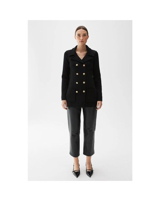 BUSNEL Jassen ,Blauw ,Wol Victoria Jacket Marine in het Blue
