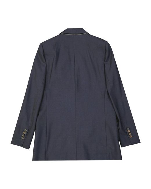 Brunello Cucinelli Blue Blazers