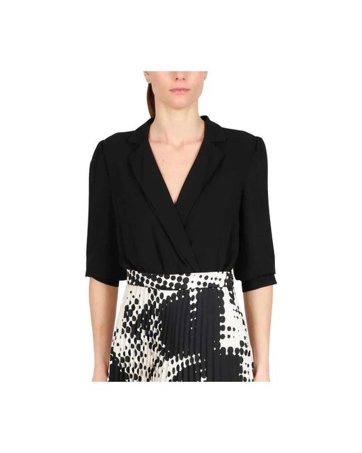 Liu Jo Black Schwarzes zweiteiler midi-kleid