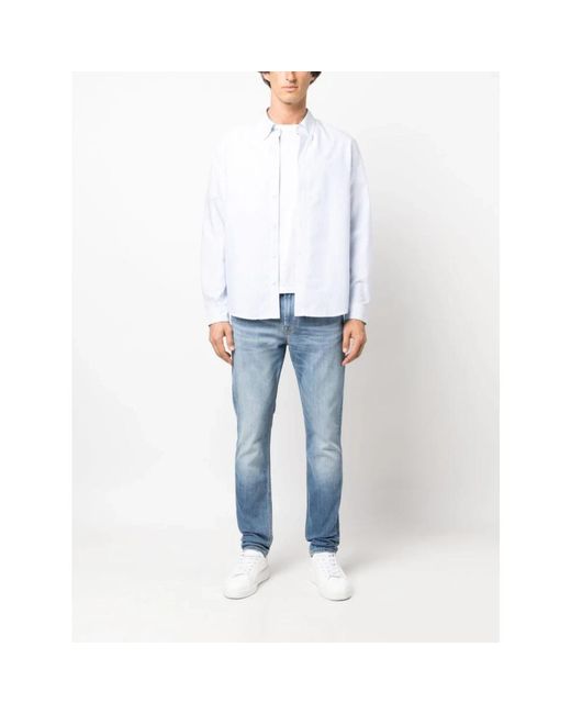 A.P.C. Blue Formal Shirts for men